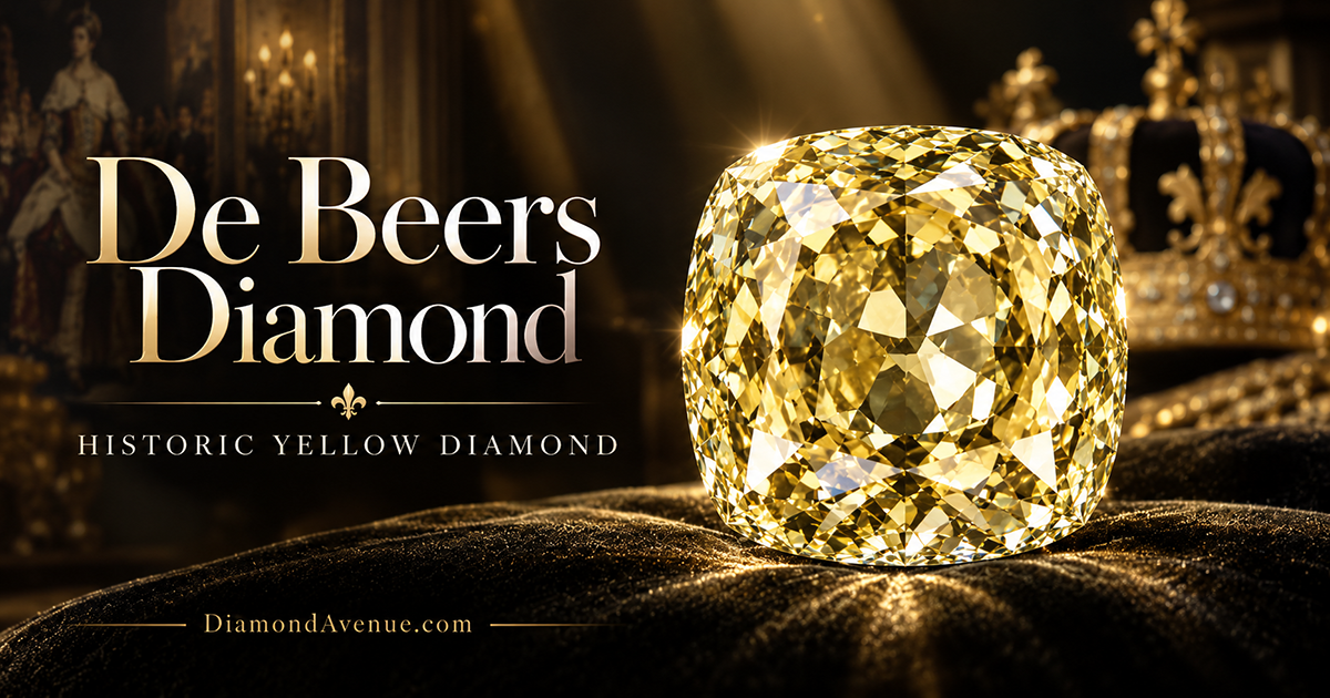 De Beers Diamond, historic 234.65-carat pale-yellow diamond