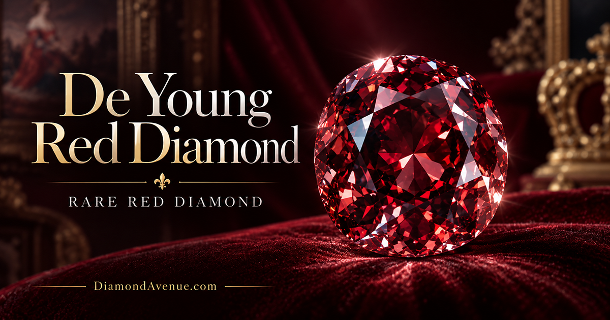 De Young Red Diamond, 5.03-carat natural Fancy Dark reddish brown diamond
