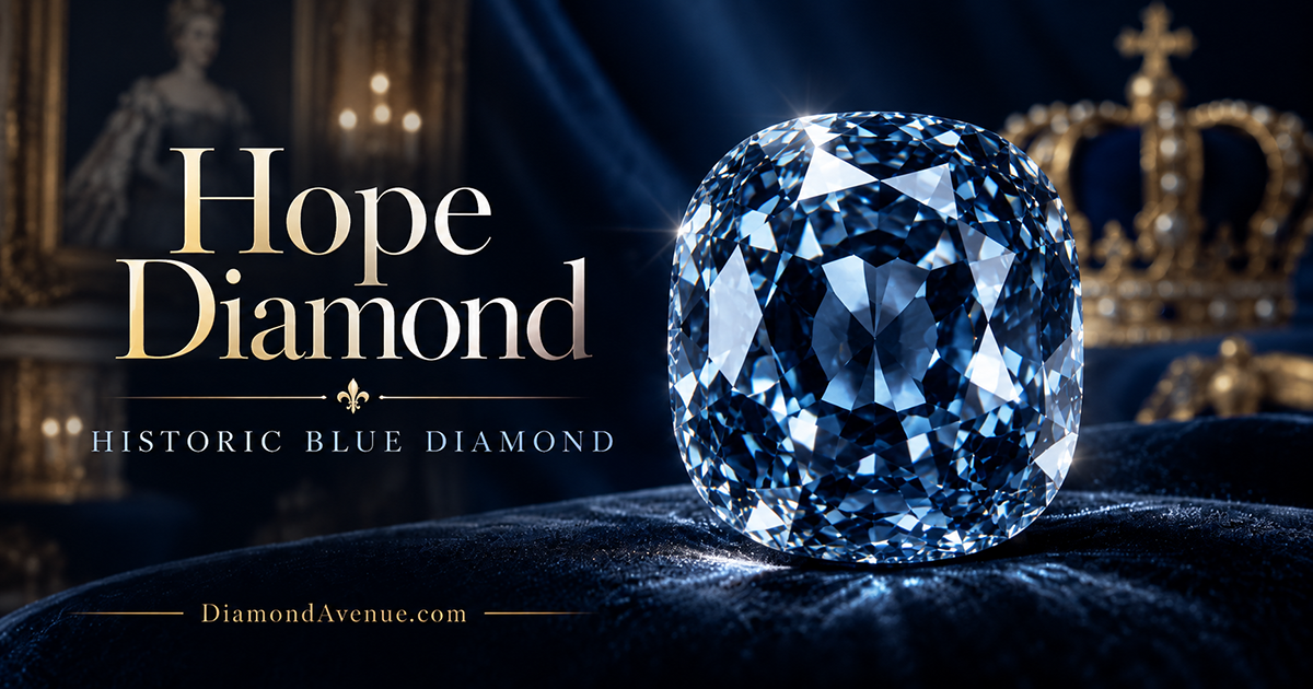 Hope Diamond, famous 45.52-carat blue diamond