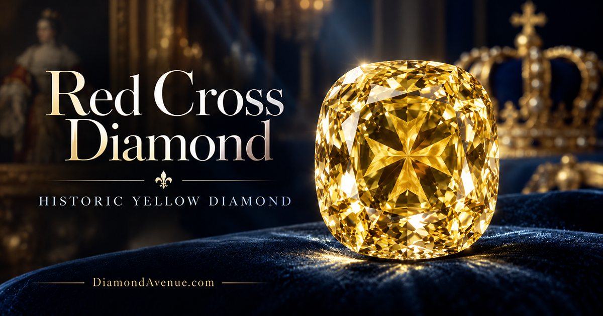 Red Cross Diamond - 205.07-carat Fancy Intense Yellow cushion-cut diamond